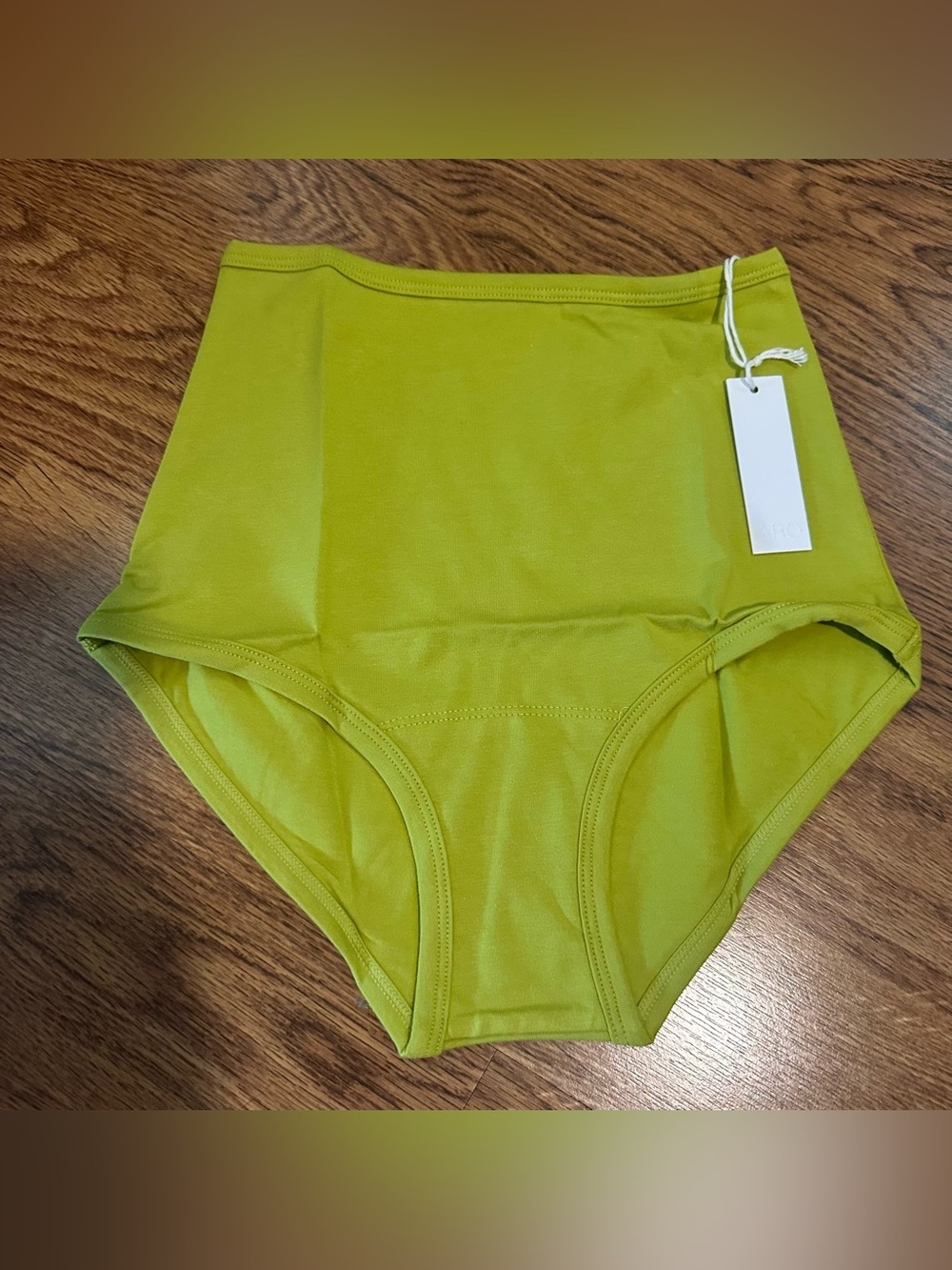 ARQ High-Waist briefs panties in GRENOBIE Green size XS